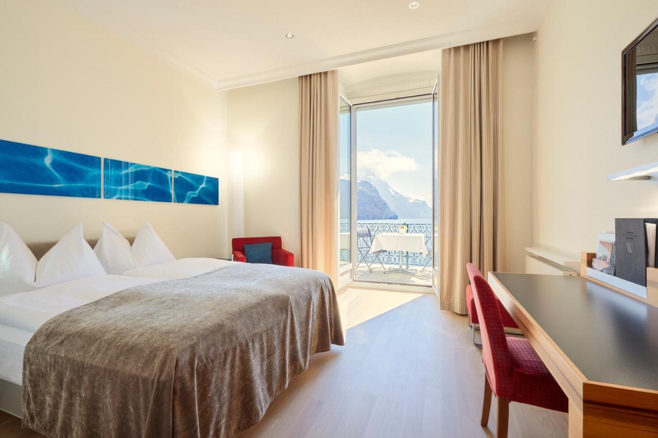 Seehotel Waldstaetterhof Swiss Quality Brunnen Exterior foto